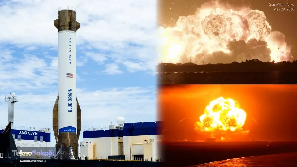 Blue Origin'in New Glenn roketi test sırasında patladı: Jeff Bezos ve Elon Musk'tan ilk açıklamalar geldi