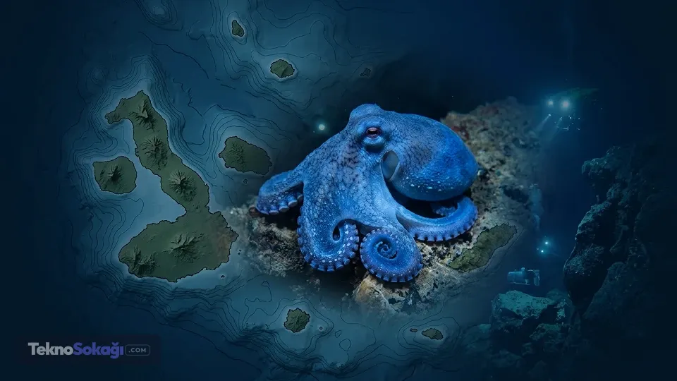 Galapagos Adaları'nın Derinliklerinde Şaşırtan Keşif: Masmavi Ahtapot