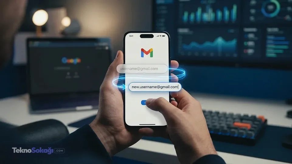 Gmail'de E-Posta Adresi Değiştirme Devri Başladı: Artık Dilediğiniz Adresi Seçebilirsiniz