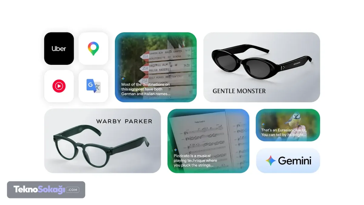 Google, Ray-Ban Meta rakibi akıllı gözlüğünü tanıttı