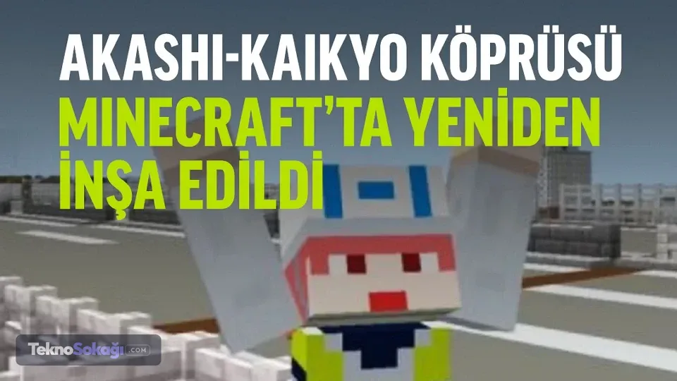 Minecraft'da Canlanan Akashi-Kaikyo Köprüsü: Eğitim ve Oyunun Birleştiği Proje