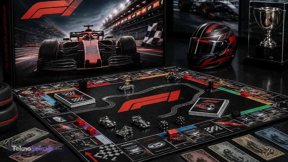 Monopoly'nin Yeni Formula 1 Sürümü: Yarışçı ruhunu Oyuna Taşıyor
