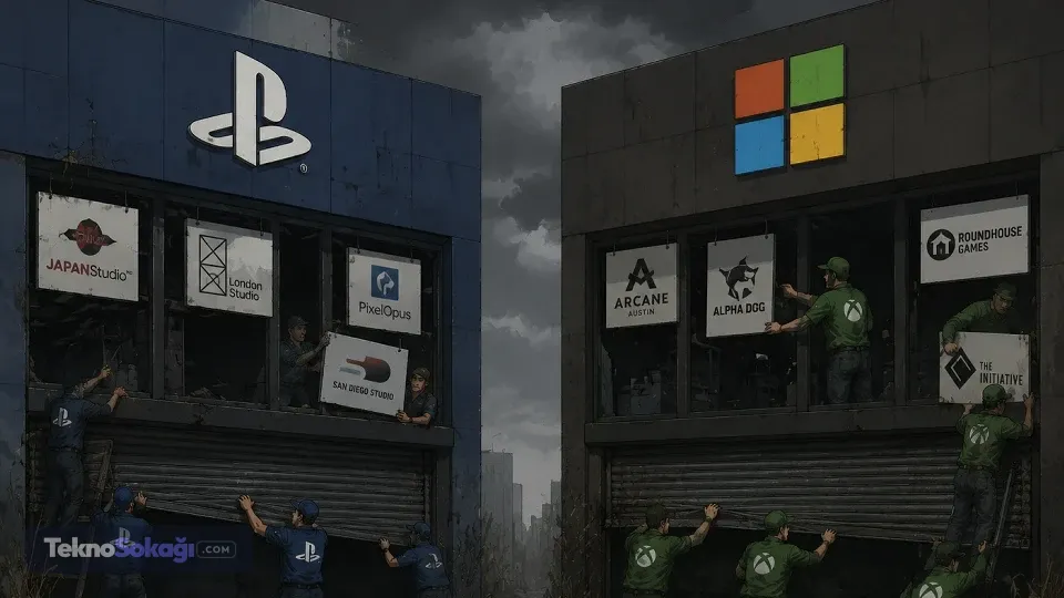Oyun Sektöründe Stüdyo Kapanmaları: Sony ve Microsoft'un Stratejileri