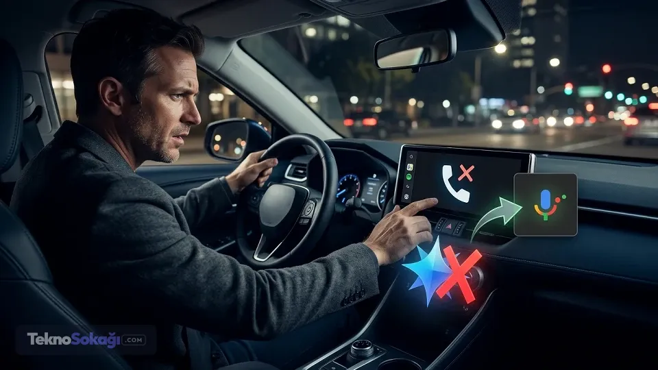 Android Auto Kullanıcıları Gemini ile Arama Sorunuyla Karşı Karşıya