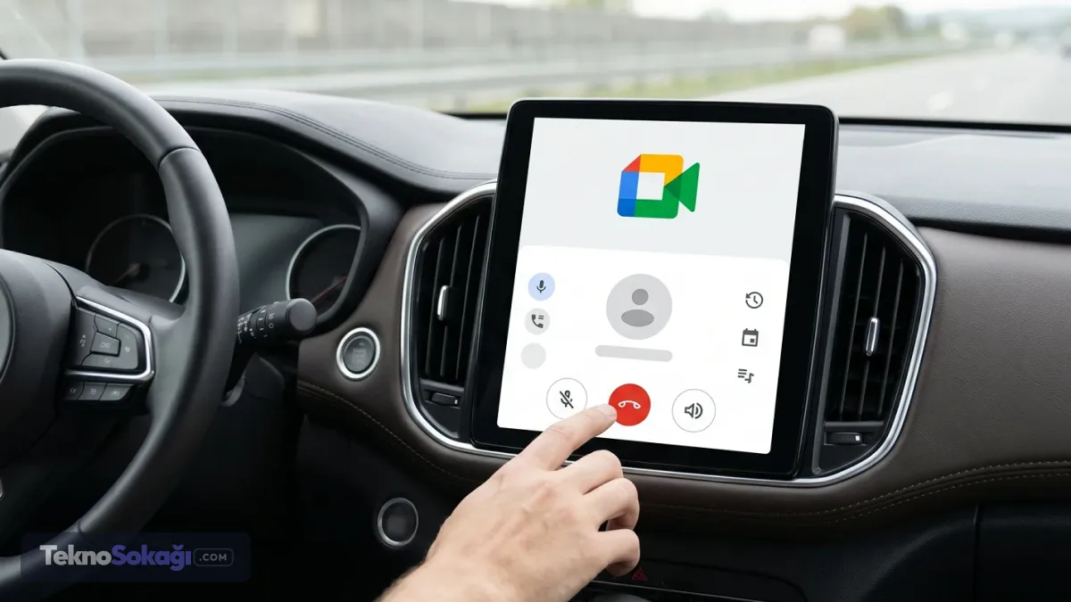 Android Auto Google Meet