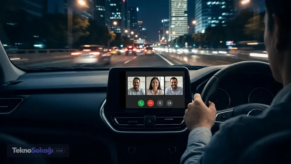 Android Auto'da Yeni Dönem: Google Meet Entegrasyonu