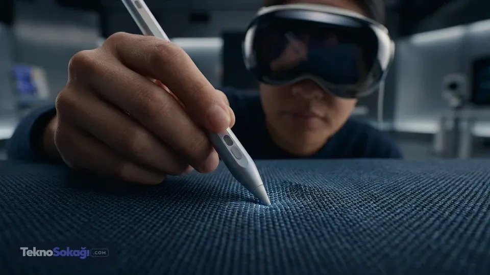 Apple Pencil ile Sanal Yüzeyleri Hissetmek Mümkün Olabilir