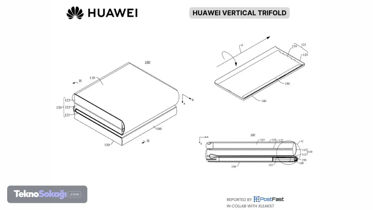 Huawei dikey katlanabilir