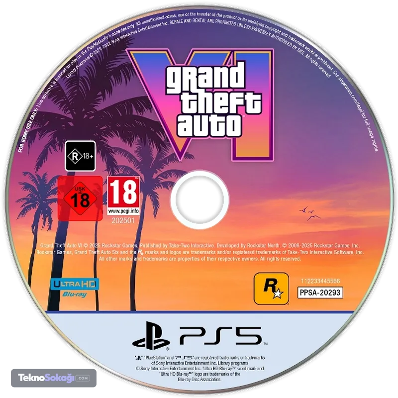 GTA 6'nın Fiziksel Sürümü Şaşırttı: Disk Yerine Dijital Kod