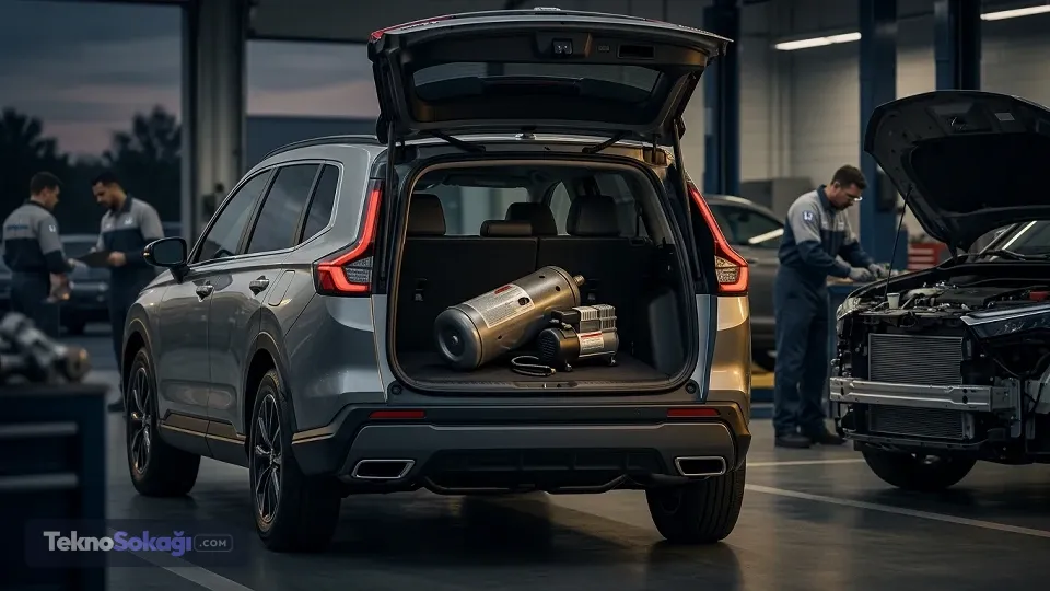 Honda CR-V'nin Acil Durum Lastik Tamir Kitinde Tasarım Hatasi