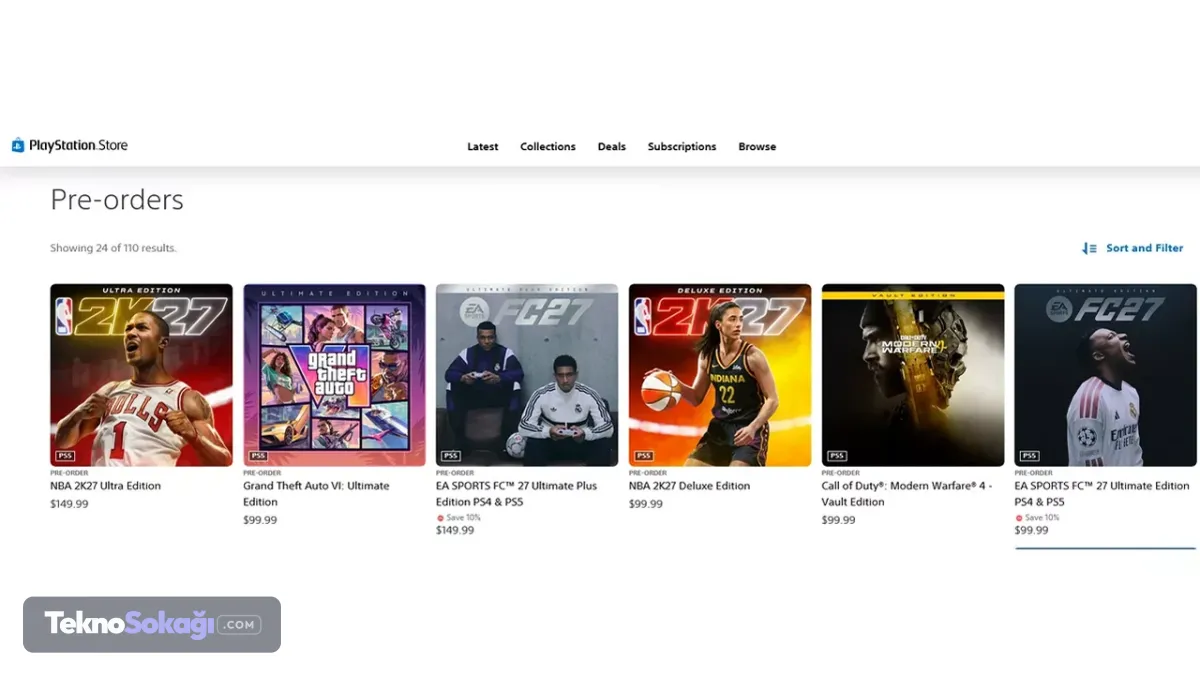150 dolarlık FC 27 ve NBA 2K27 sürümleri satış listelerini zorluyor