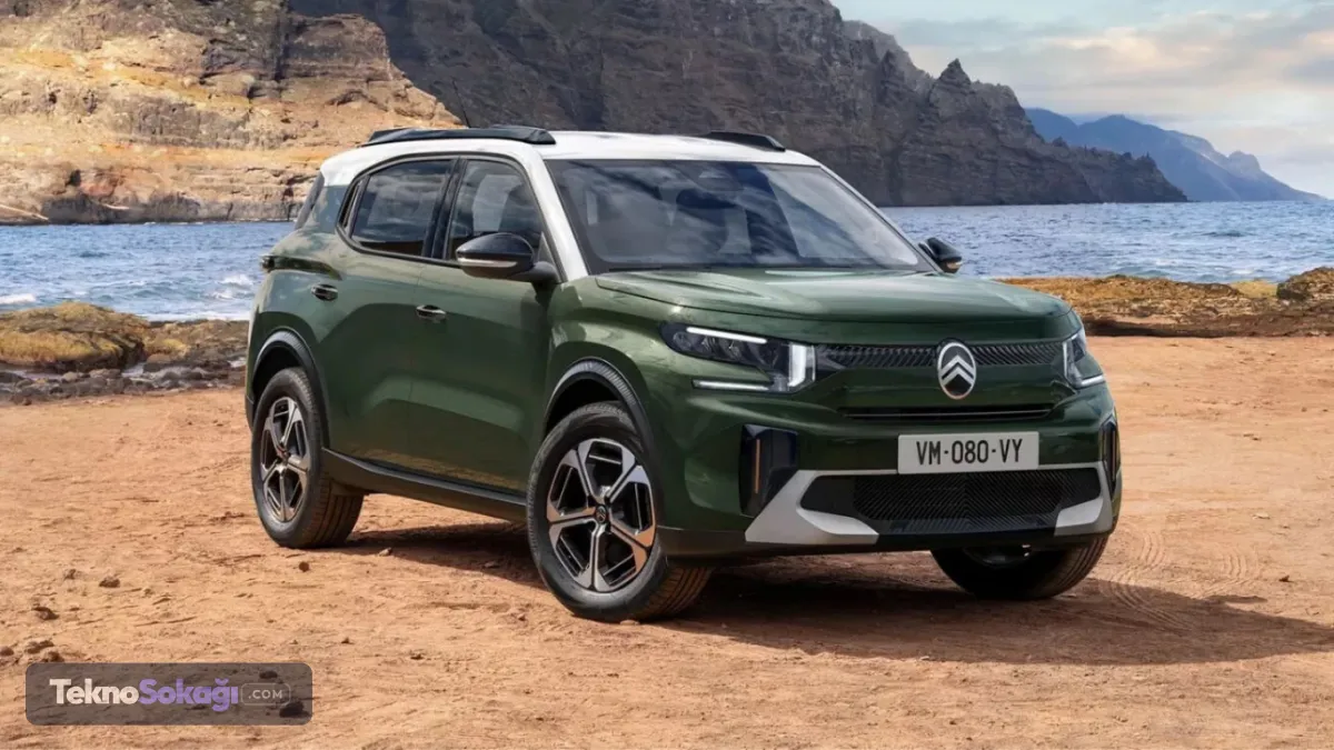 Citroen Elektrikli e-C3 Aircross fiyat listesi Temmuz 202683 kW Elektrikli Motor Standart Menzil Max: 1.760.000 TL83 kW Elektrikli Motor Uzun Menzil Max: 1.900.000 TL
