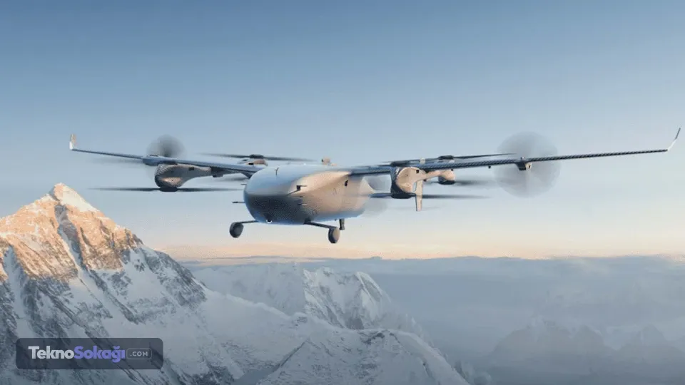 DJI, Everest'te rekor kıran ilk hibrit kargo dronu EV50'yi tanıttı