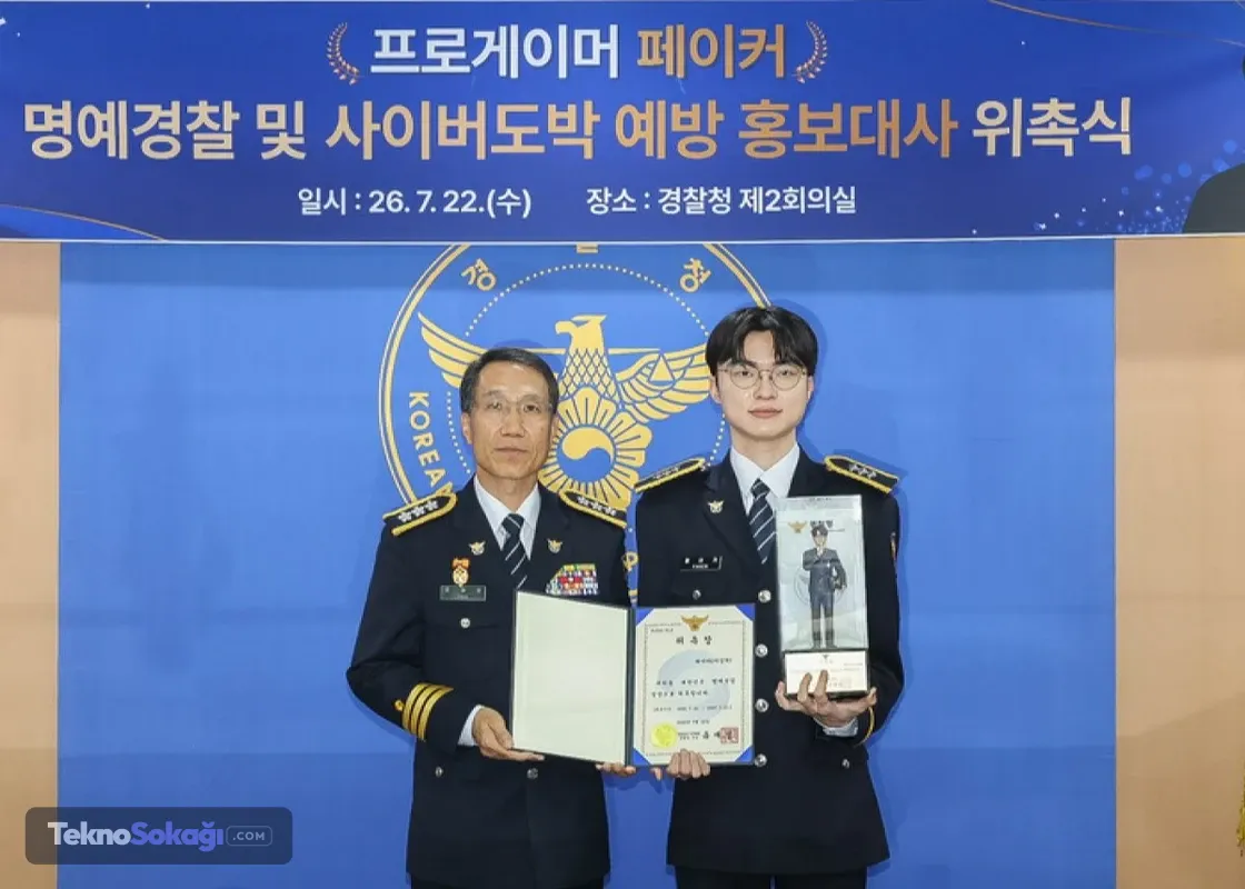 Faker, Güney Kore'de fahri polis oldu