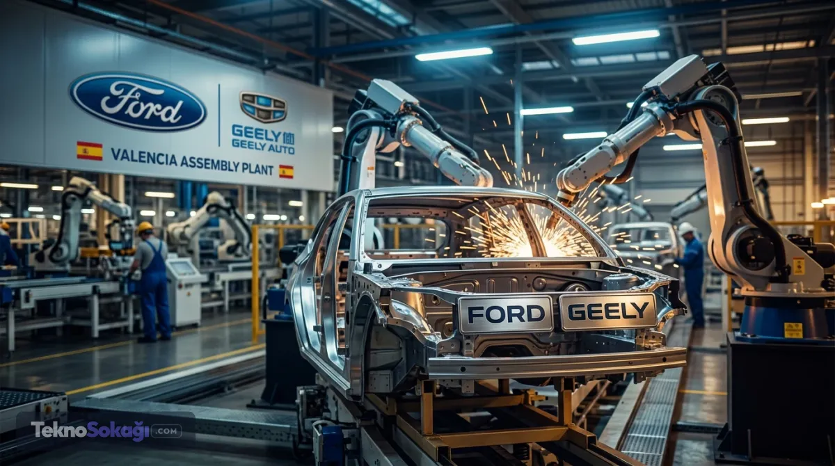 ABD'li Ford Motor Company ve Geely Automobile Holdings, Ford'un İspanya'nın Valensiya kentindeki üretim merkezinde Avrupa odaklı iş ortaklığı kurmak üzere anlaştıklarını duyurdu.Şirketten yapılan açıklamaya göre, kurulması planlanan ortak girişim, Avrupa pazarı için Ford ve Geely markalı çoklu enerji teknolojilerine sahip binek araçların üretimini üstlenecek.İşbirliğiyle üretimde ölçek yaratılması, fabrika kapasitesinin daha etkin kullanılması ve Avrupa pazarına daha fazla ürün seçeneğiyle daha güçlü bir değer önerisi sunulması hedefleniyor.