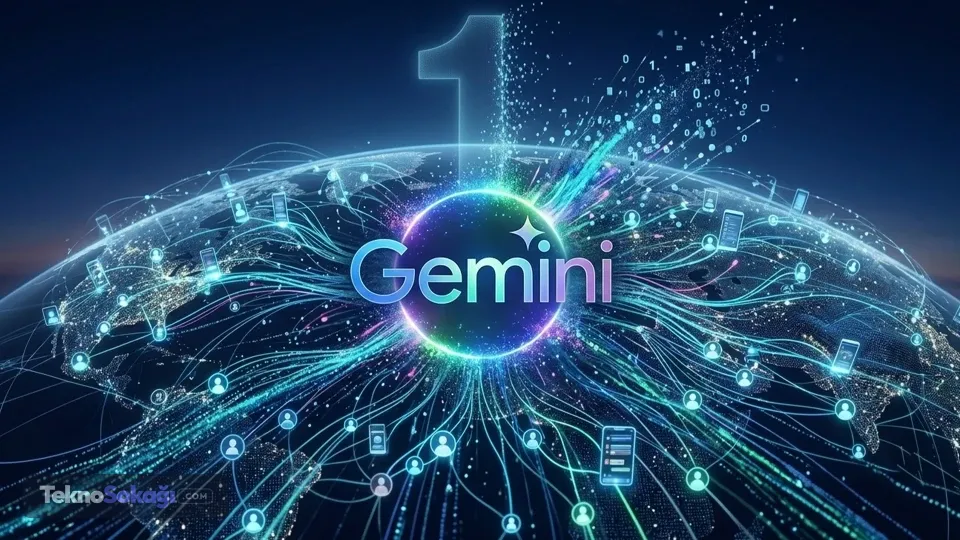 Gemini 1 milyar kullanıcı sınırına yaklaşarak ChatGPT ile farkı azalttı