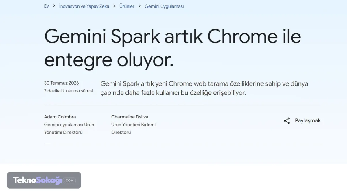 Gemini Spark Chrome