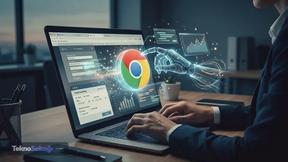 Google’ın yapay zekâsı Chrome’daki hesaplarınıza girip internet işlerinizi sizin yerinize yapacak