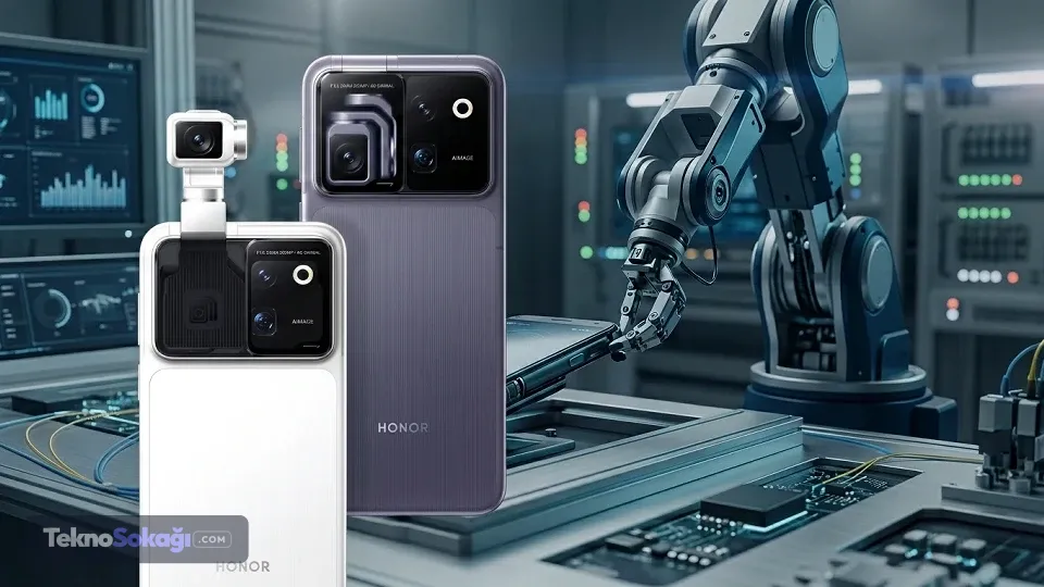 Honor’dan kamerası hareket eden telefon geliyor: Robot Phone tarihi açıklandı