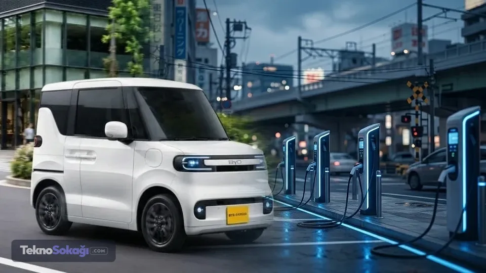 Japon markalara Çin’den büyük rakip geldi: BYD Racco 320 kilometre menzil sunuyor