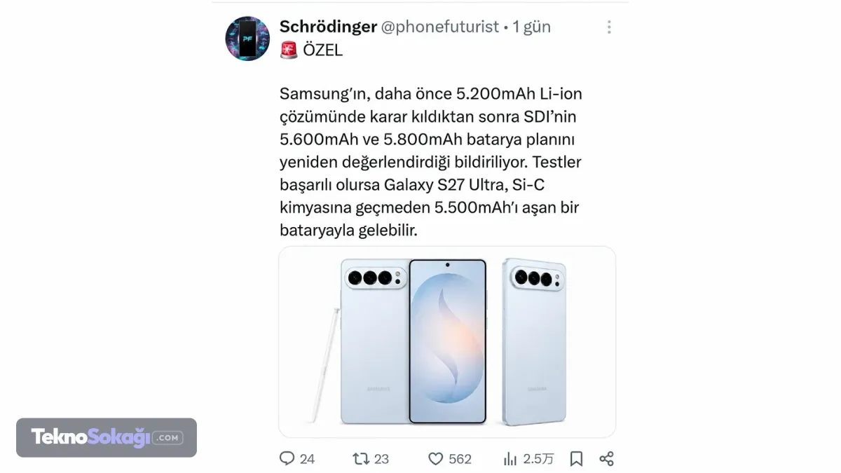 Galaxy S27 Ultra pil