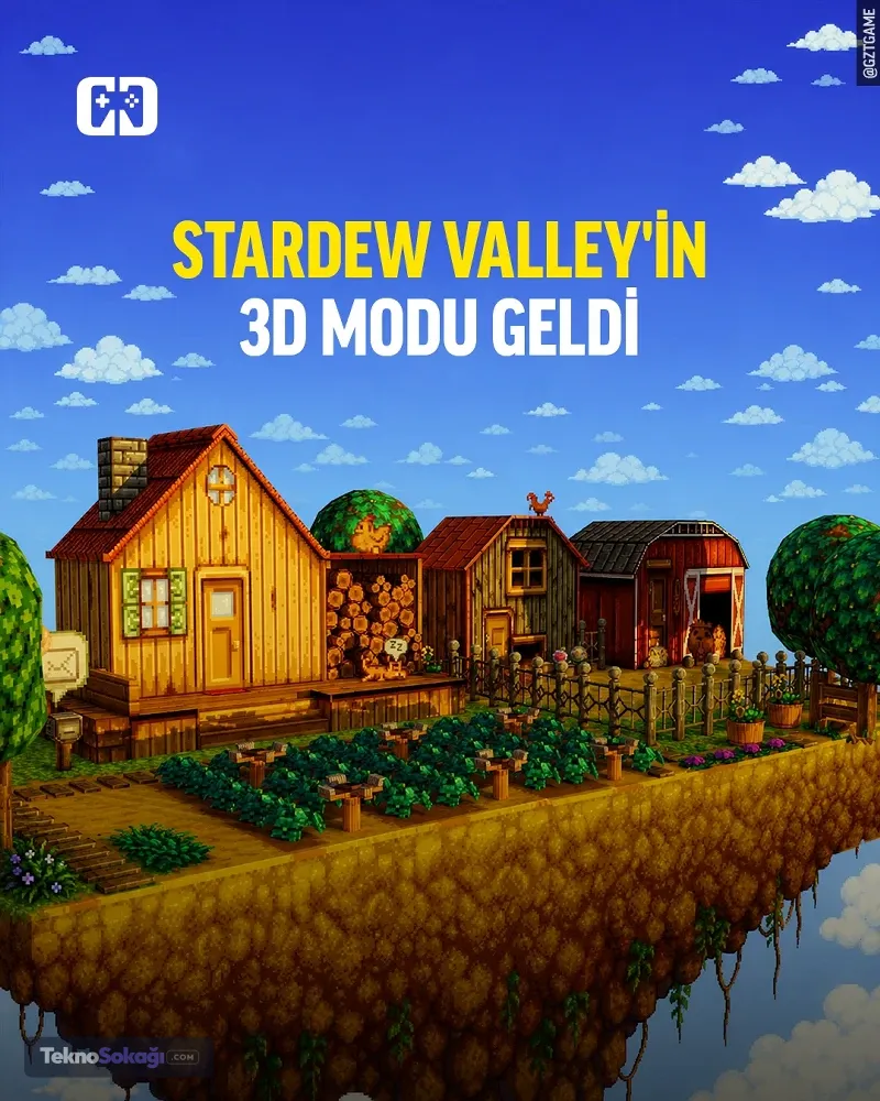 Stardew Valley'nin 3D versiyonu oyuncuları ikiye böldü