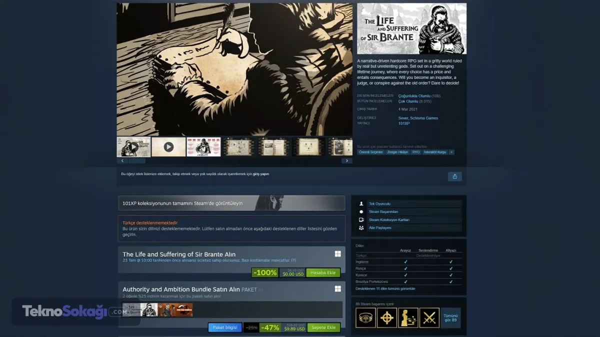Steam ücretsiz oyun