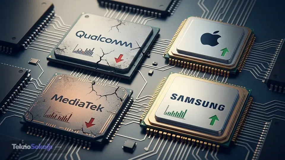 Telefon işlemci pazarı çöktü: Qualcomm ve MediaTek büyük darbe aldı