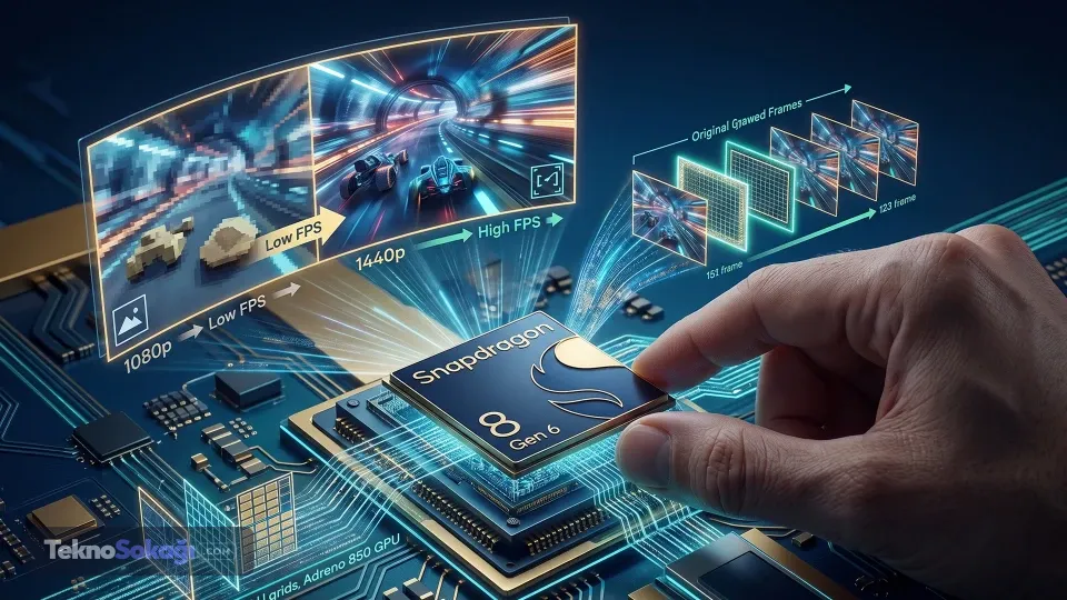 Telefonlarda oyun dönemi değişiyor: Snapdragon 8 Elite Gen 6 Pro yapay zekâ ile kare üretecek