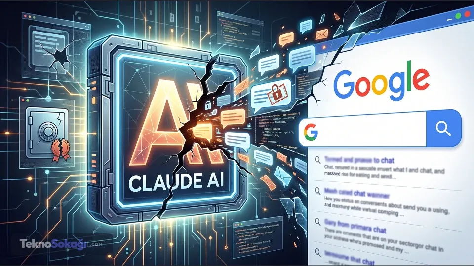 Yapay zeka sohbetleri ifşa oldu: Claude özel konuşmalar Google aramalarına düştü