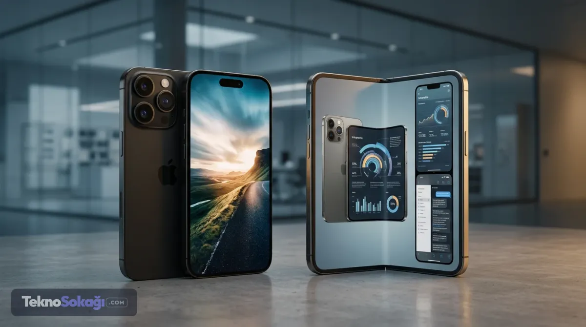 Apple'ın gelecek nesil iPhone modellerine yönelik hazırlıkları sürerken, şirketin iPhone 18 Pro ve ilk katlanabilir iPhone modeli hakkında yeni teknik iddialar ortaya çıktı.Amiral gemisi modelin kamera ve işlemci teknolojileriyle öne çıkması beklenirken, daha önce iPhone Fold olarak adlandırılan katlanabilir modelin şirket içinde farklı bir isimle anıldığı ileri sürüldü.