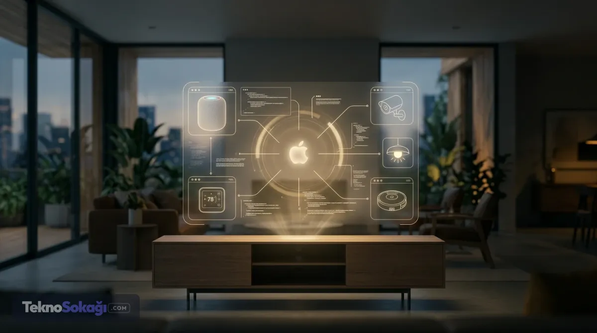 Apple'ın yeni akıllı ev merkezi ortaya çıktıKod analizlerinde J490 ve J491 kodları öne çıkıyor. Bu cihazların Apple'ın üzerinde çalıştığı belirtilen yeni akıllı ev kontrol merkezleri olduğu değerlendiriliyor.J490'ın masaüstü veya hoparlör formunda bir cihazı, J491'in ise duvara monte edilebilen bir modeli temsil ettiği öne sürülüyor.Sistem dosyalarında görülen