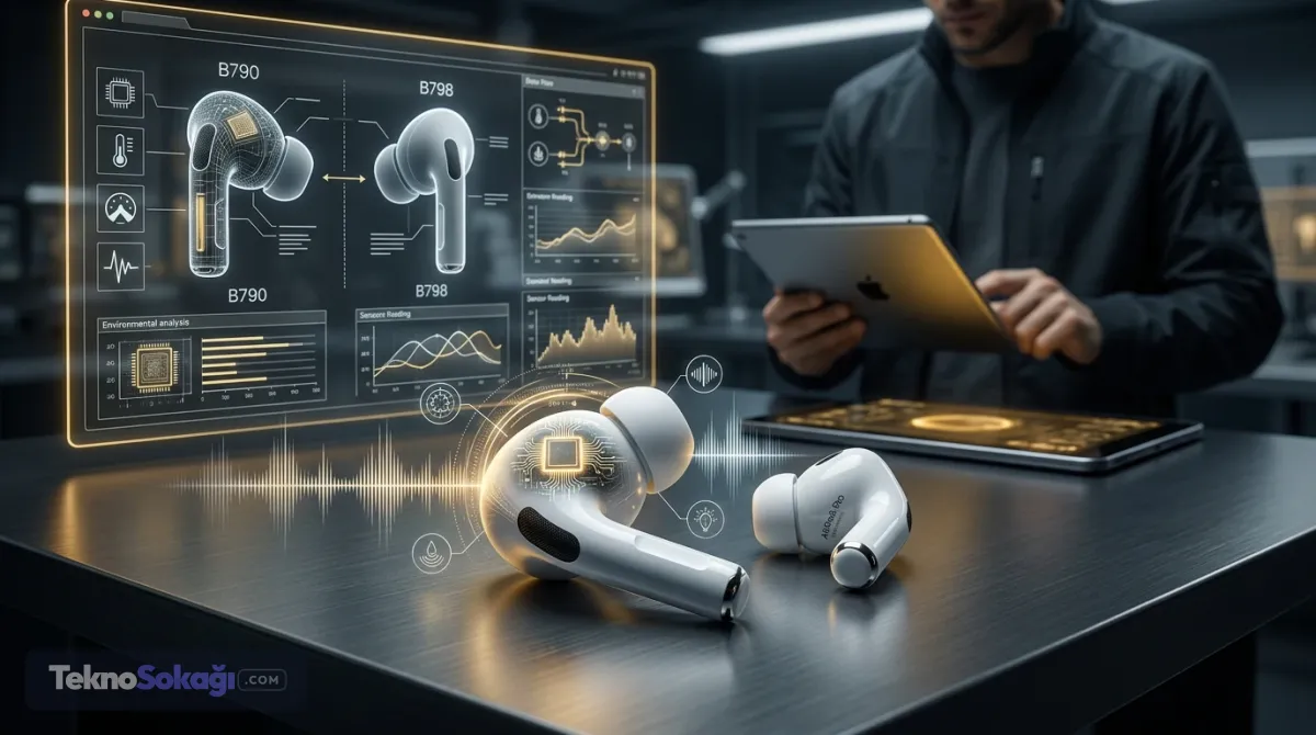 AirPods çevreyi analiz edebilecekİddialara göre düşük çözünürlüklü kızılötesi kameralar fotoğraf veya video çekmek için kullanılmayacak. Bunun yerine sensörlerden elde edilen görüntü ve çevre verileri yapay zeka sistemlerine aktarılacak.Örneğin kullanıcı bir tabela üzerindeki yazıyı veya buzdolabındaki ürünleri sorduğunda AirPods'un çevreden aldığı görsel verinin Siri tarafından analiz edilerek kullanıcıya yanıt verilmesi hedefleniyor.Kameraların çalıştığını belirtmek amacıyla kulaklıklarda LED gösterge ışığı bulunabileceği de ifade ediliyor.