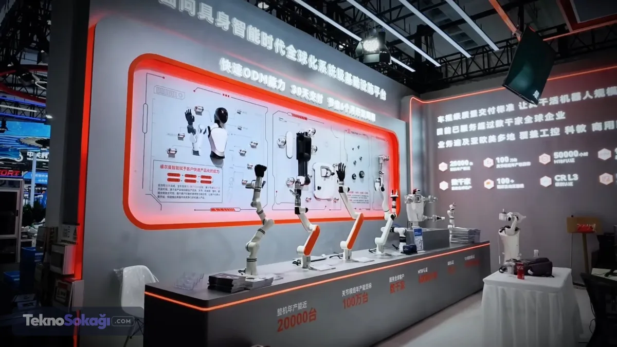 Robotlar farklı sektörlerde görev yapacakRealMan Robotics tarafından sergilenen uygulamalar arasında akıllı eczanelerde ilaçların toplanması ve stoklanması, elektrik dağıtım odalarında altyapı kontrolleri ve mutfaklarda insan şeflerle birlikte yemek hazırlama gibi görevler bulunuyor.Changzhou'daki bir fabrikada ise robotların ekipman devreye alma süreçlerinde kullanıldığı gösterildi.Bu uygulamalar, insansı robotların üretim ve hizmet sektörlerinde insanlarla birlikte çalışmasına yönelik çalışmaların genişlediğini ortaya koyuyor.