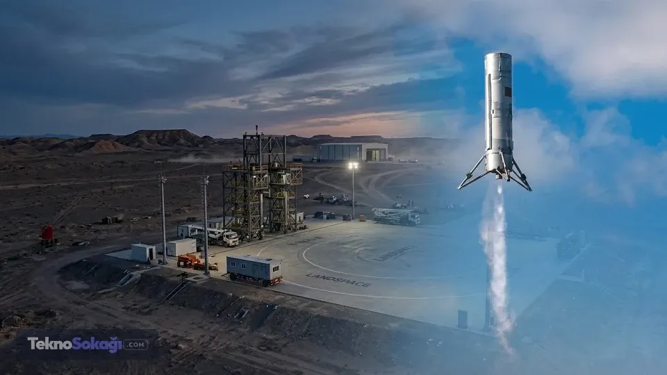Çin’den SpaceX’e büyük rakip çıktı: Devasa roket karaya başarıyla döndü