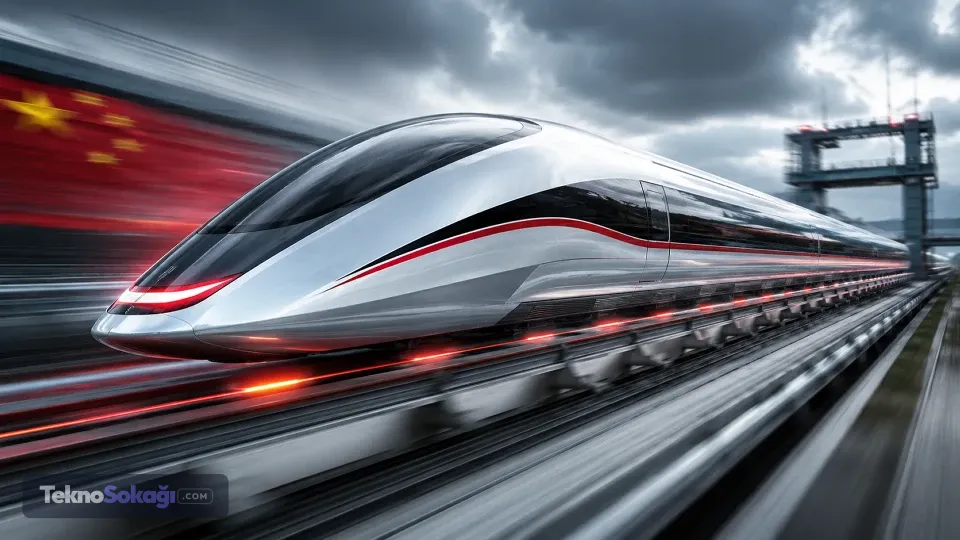 Çin’in maglev treni 5,3 saniyede 800 km/s hıza ulaştı