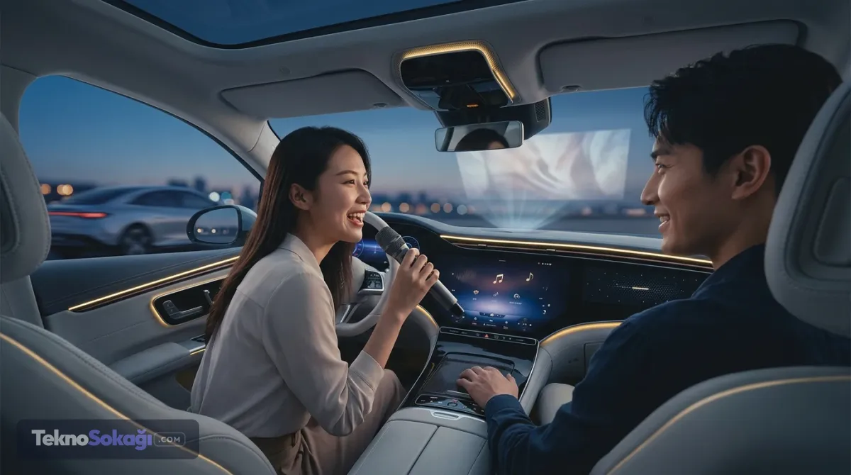 Otomobillerde sinema ve karaoke dönemiÇin'deki üreticiler, özellikle araç park halindeyken kullanılabilecek eğlence özelliklerine yatırım yapıyor. Bazı modellerde sinema projeksiyonu olarak kullanılabilen far sistemleri, yüksek güçlü surround ses düzenekleri ve dahili karaoke donanımları bulunuyor.Oyun sistemleri ve dijital eğlence uygulamaları da araç içi yazılım deneyiminin bir parçası haline geliyor. Böylece otomobiller, park halinde sosyal ve eğlence amaçlı kullanılabilen dijital alanlara dönüştürülüyor.Genç kullanıcıların ilgisi hedefleniyorShanghai merkezli otomotiv satış yöneticilerine göre Çinli otomobil üreticileri, teknoloji şirketleri ve tedarikçiler yeni tüketici taleplerine hızlı biçimde yanıt veriyor.Özellikle genç sürücülerin teknolojiye olan ilgisi, üreticiler açısından önemli bir satış avantajı olarak görülüyor. Yerel tedarik zincirlerinin büyümesiyle gelişmiş multimedya sistemleri ve dijital kokpit bileşenlerinin maliyetlerinin de düşmesi, bu özelliklerin daha geniş bir model yelpazesine yayılmasını kolaylaştırıyor.