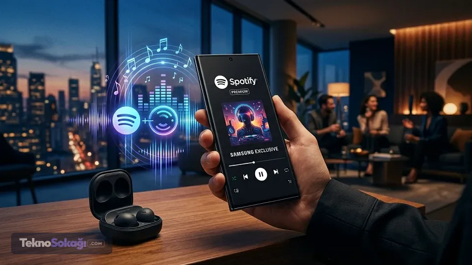 Dev iş birliği: Samsung kullanıcıları bedava Spotify Premium kullanabilecek