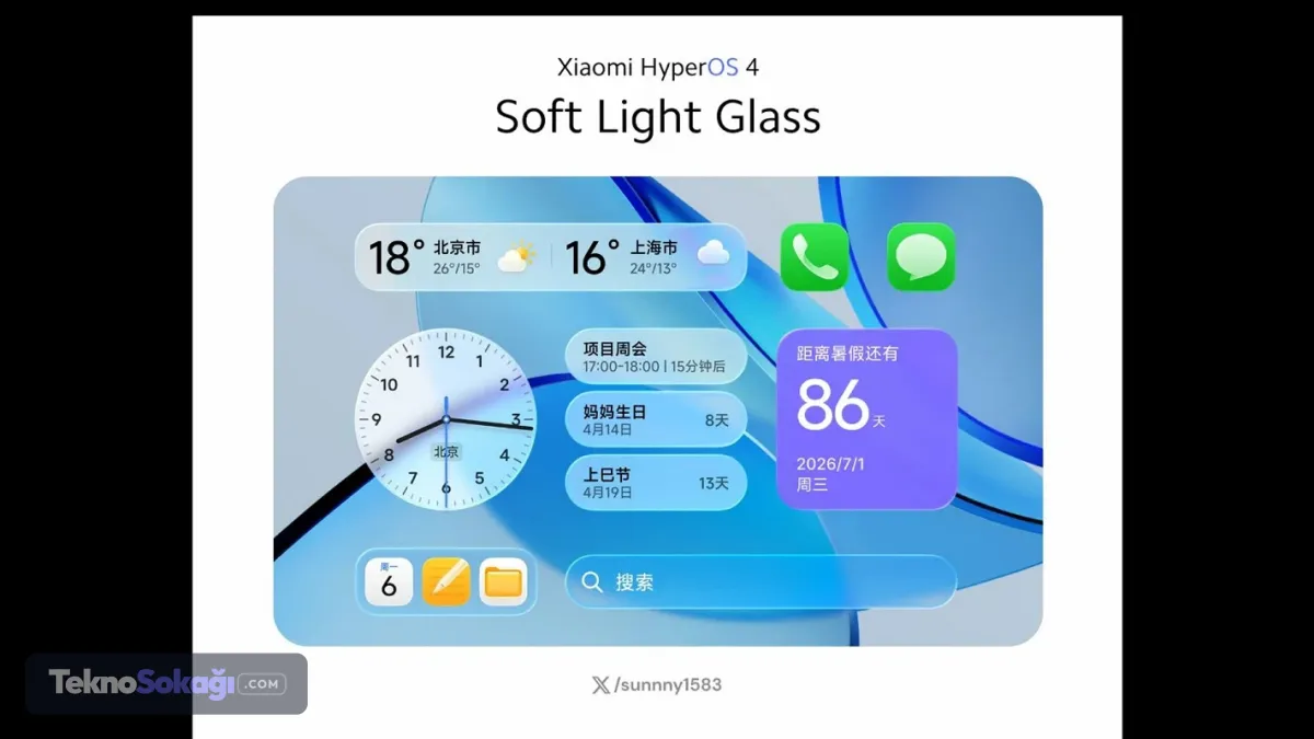 HyperOS 4 Soft Light Glass