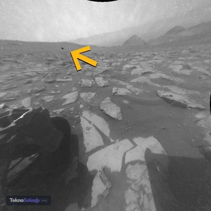 NASA, Mars'ta yüzen bir 'denizanası' görüntüledi: İşte çekilen fotoğraflar