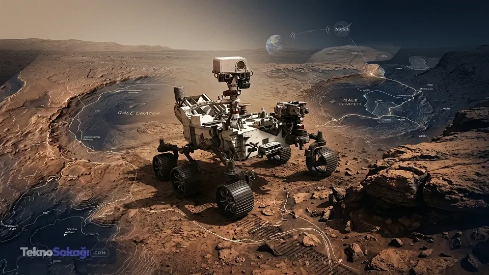 NASA, Mars'ta yüzen bir 'denizanası' görüntüledi: İşte çekilen fotoğraflar
