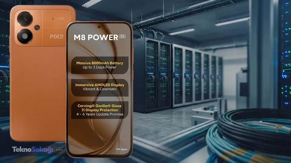 Poco M8 Power dev bataryasıyla şarj derdini bitirmeye geliyor