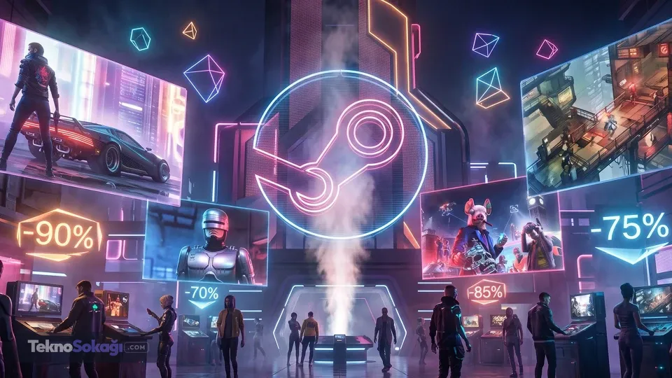 Steam Cyberpunk Festivali başladı: Büyük oyunlara dev indirim geldi