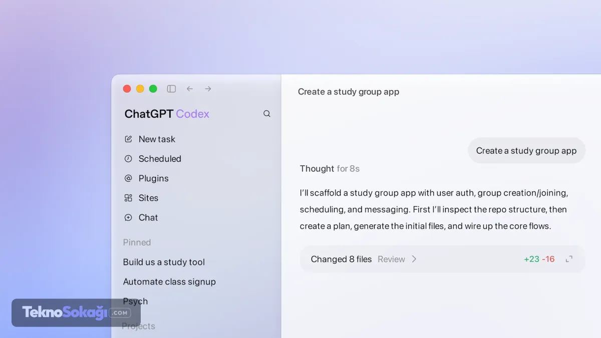 OpenAI, ChatGPT Plus kullanıcıları için Work ve Codex’te 5 saatlik kullanım sınırını geri getiriyor. Sınır yalnızca bu iki özelliği kapsıyor ve haftalık kotaya ek uygulanıyor. 100 ve 200 dolarlık Pro planlarda ise şimdilik geçerli olmayacak.