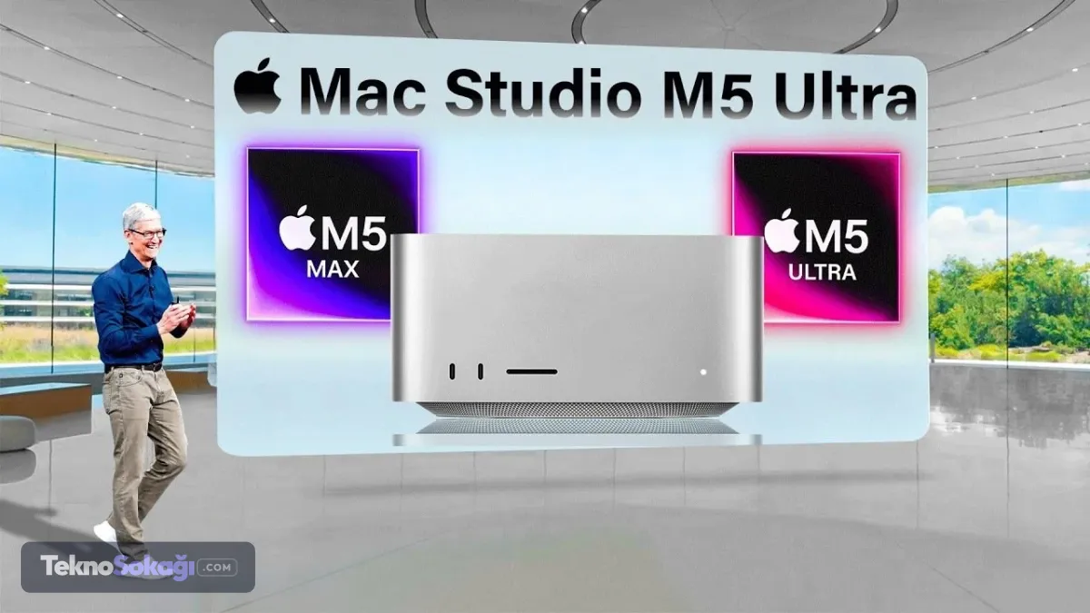 Apple’ın M5 Ultra’lı yeni Mac Studio’su, 512 GB’a kadar birleşik bellek ve 1,2 TB/s bellek bant genişliği sunuyor. Bu donanım, büyük AI modellerinin buluta ihtiyaç duymadan cihaz üzerinde çalıştırılmasını hedefliyor. MLX desteği ve birden fazla Mac Studio’yu birlikte kullanabilme imkânı da yerel AI sistemlerinin kapasitesini artırıyor.