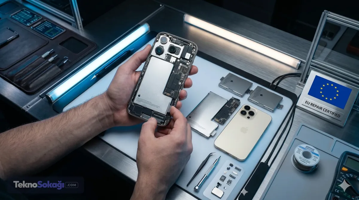 Değiştirilebilir bataryalı telefonlar hâlâ satılıyorDeğiştirilebilir bataryalı telefon modelleri 2026 yılında tamamen ortadan kalkmış değil. Samsung Galaxy XCover 7 Pro, 4 bin 350 mAh kapasiteli değiştirilebilir bataryasıyla bu modeller arasında yer alıyor.Fairphone 6'da ise sistem eski cep telefonlarından biraz farklı çalışıyor. Telefonun bataryası beş vidayla sabitlenirken kullanıcı uygun bir tornavida yardımıyla bataryaya erişerek değişim işlemini gerçekleştirebiliyor.