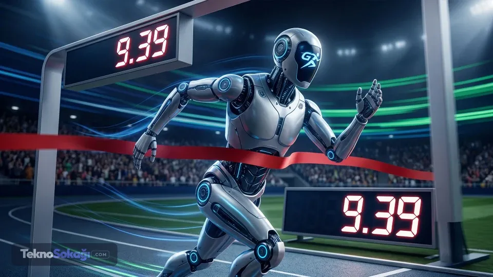 Usain Bolt’un 17 yıllık derecesini robot geçti: 100 metreyi 9.39 saniyede koştu