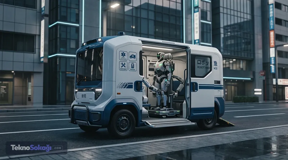 Bilim kurgu filmleri gerçek oldu: Japonya'dan arızalanan robotlara özel ambulans
