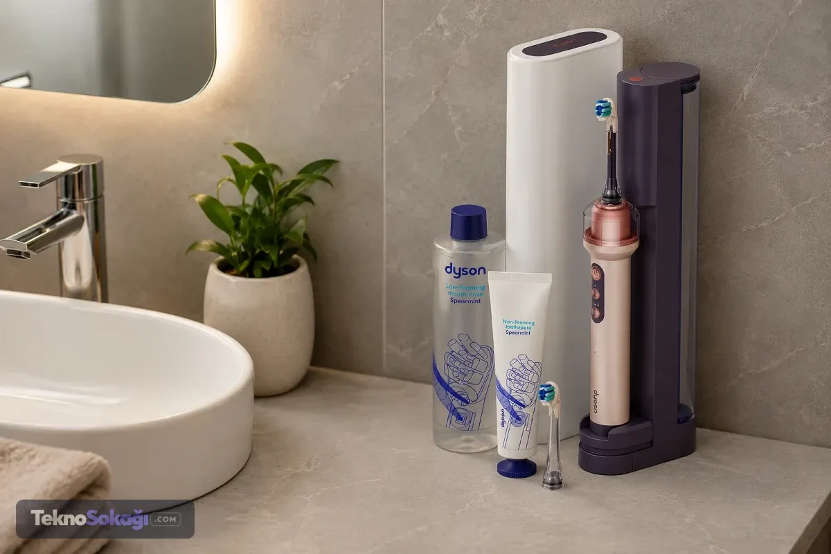 Dyson diş fırçasına yapay zeka ve kamera ekledi: Diş aralarını kendi bulup temizliyor