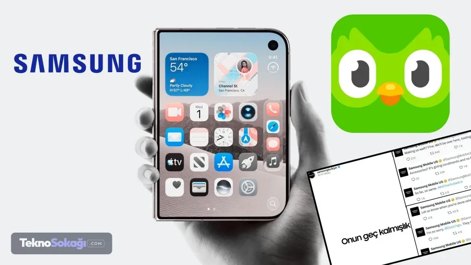 iPhone Duo tanıtıldı, marka savaşı başladı! Samsung ve Duolingo'dan Apple’a peş peşe göndermeler